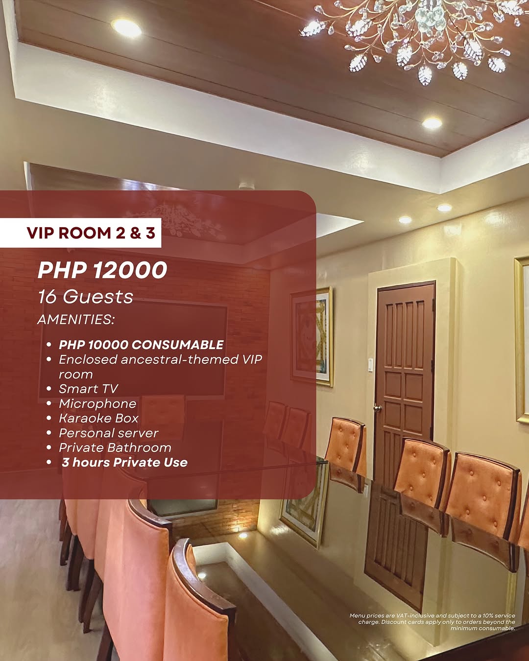 AMBAI VIP Room 2 and 3 ancestral-themed